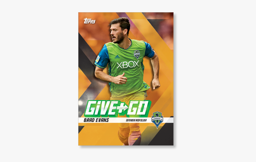 Brad Evans & Dempsey Seattle Sounders Fc 2017 Topps - Player, HD Png Download, Free Download