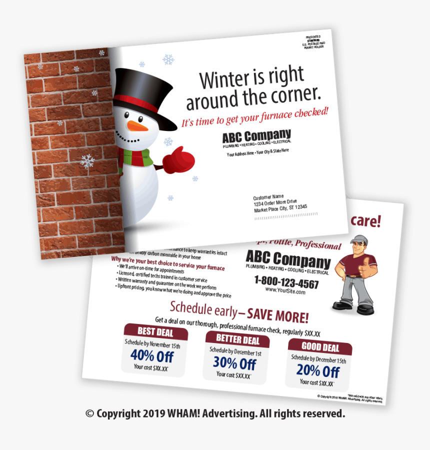 Furnace Tuneup Direct Mail - Flyer, HD Png Download, Free Download