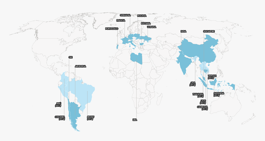Transparent Mercurio Png - World Map, Png Download, Free Download