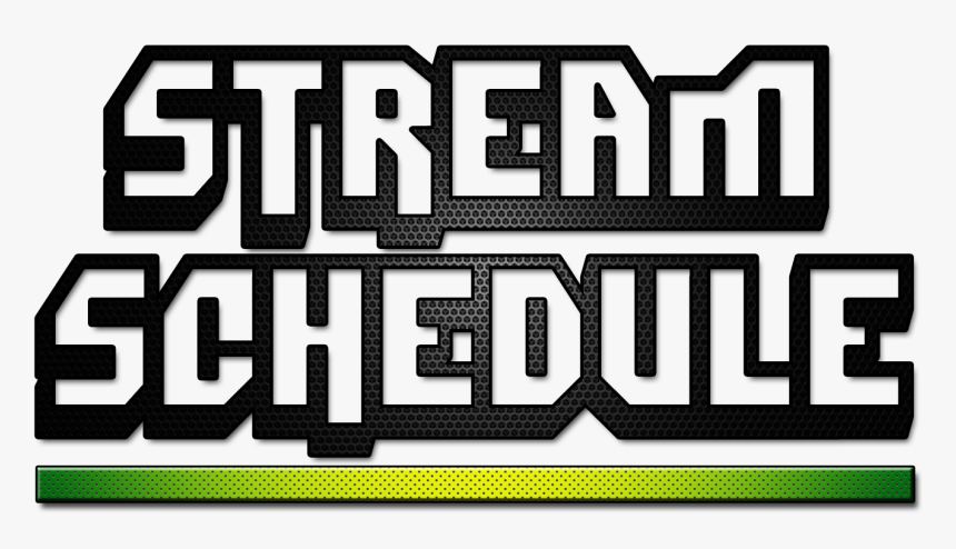 Schedule Image For Twitch , Png Download - Monochrome, Transparent Png, Free Download
