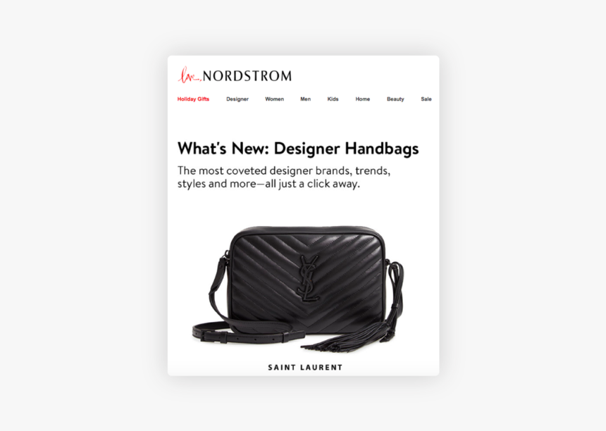 Marsello Holiday Email Blog Nordstorm - Messenger Bag, HD Png Download, Free Download