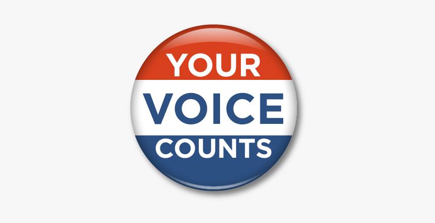 Your Voice Counts Button"
 Class="img Responsive True - Circle, HD Png Download, Free Download