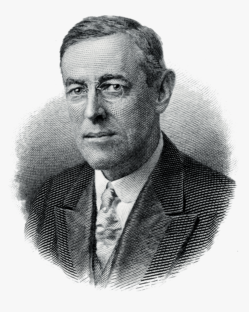 Transparent Woodrow Wilson Png - Thomas Woodrow Wilson Png, Png Download, Free Download