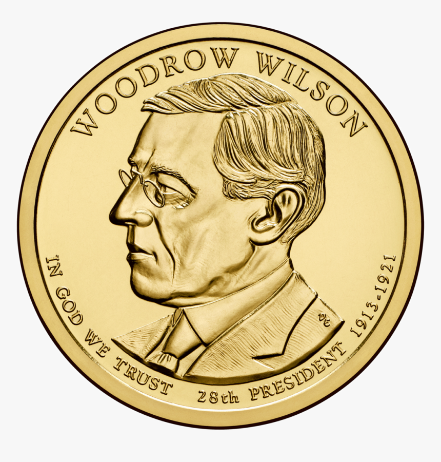 Woodrow Wilson Presidential Coin, HD Png Download, Free Download