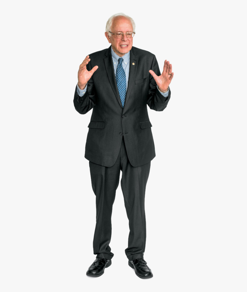 Standing Sanders Vermont Shoulder Party Democratic - Baby Yoda Bernie Sanders, HD Png Download, Free Download