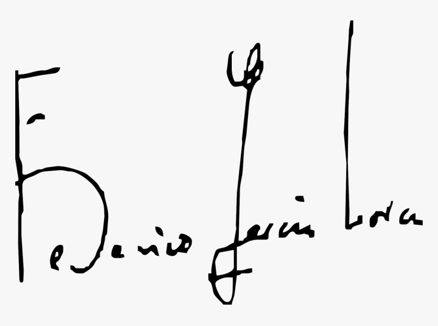 Federico Garcia Lorca Signature, HD Png Download, Free Download