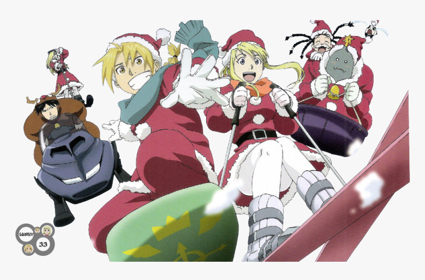 Fullmetal Alchemist - Fullmetal Alchemist Brotherhood Christmas, HD Png Download, Free Download