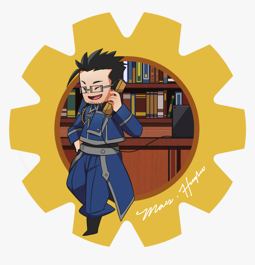 [fullmetal Alchemist] Maes Hughes Acrylic Keychain - Cartoon, HD Png Download, Free Download