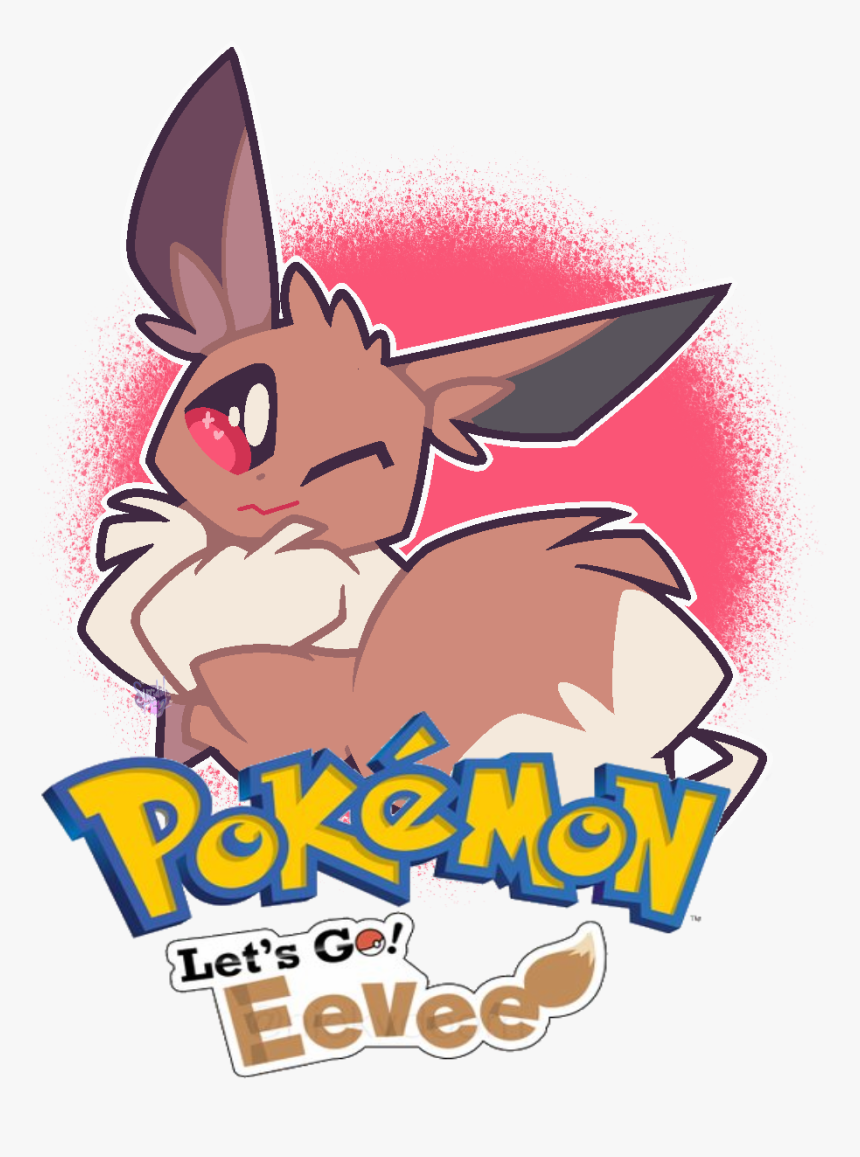 Eevee Png -artlets Go Eevee - Pokemon Ruby Sapphire Logo, Transparent Png, Free Download