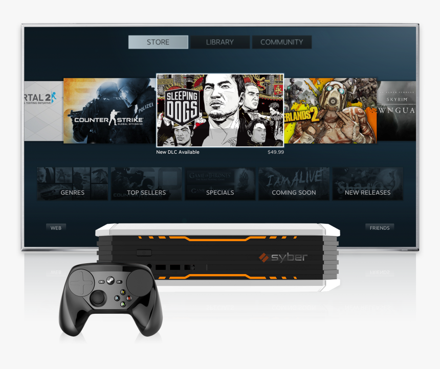 Steam Big Picture Interface, HD Png Download, Free Download