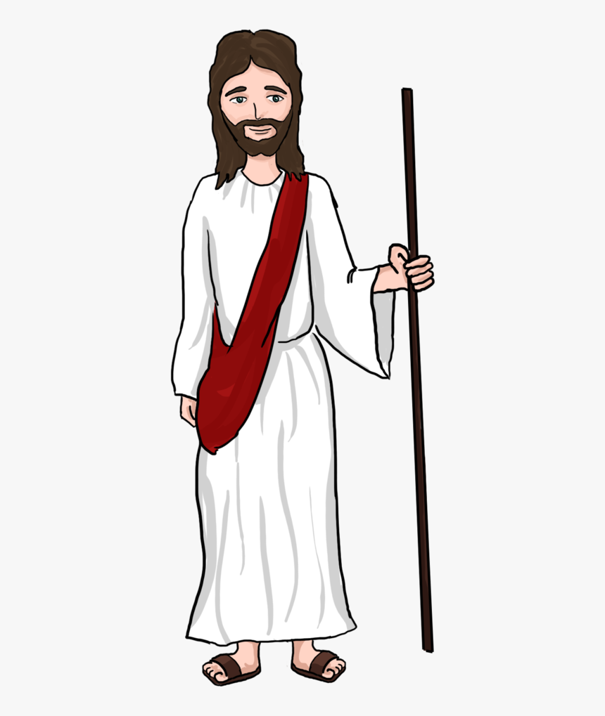 Jesus Clipart Clipartion - Jesus Cartoon Transparent Background, HD Png Download, Free Download