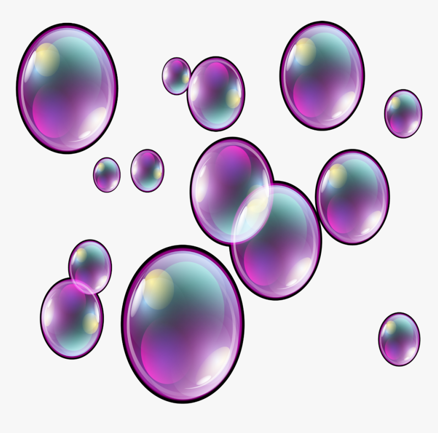 #mq #pink #bubbles #bubble - Burbuja Morada Png, Transparent Png, Free Download