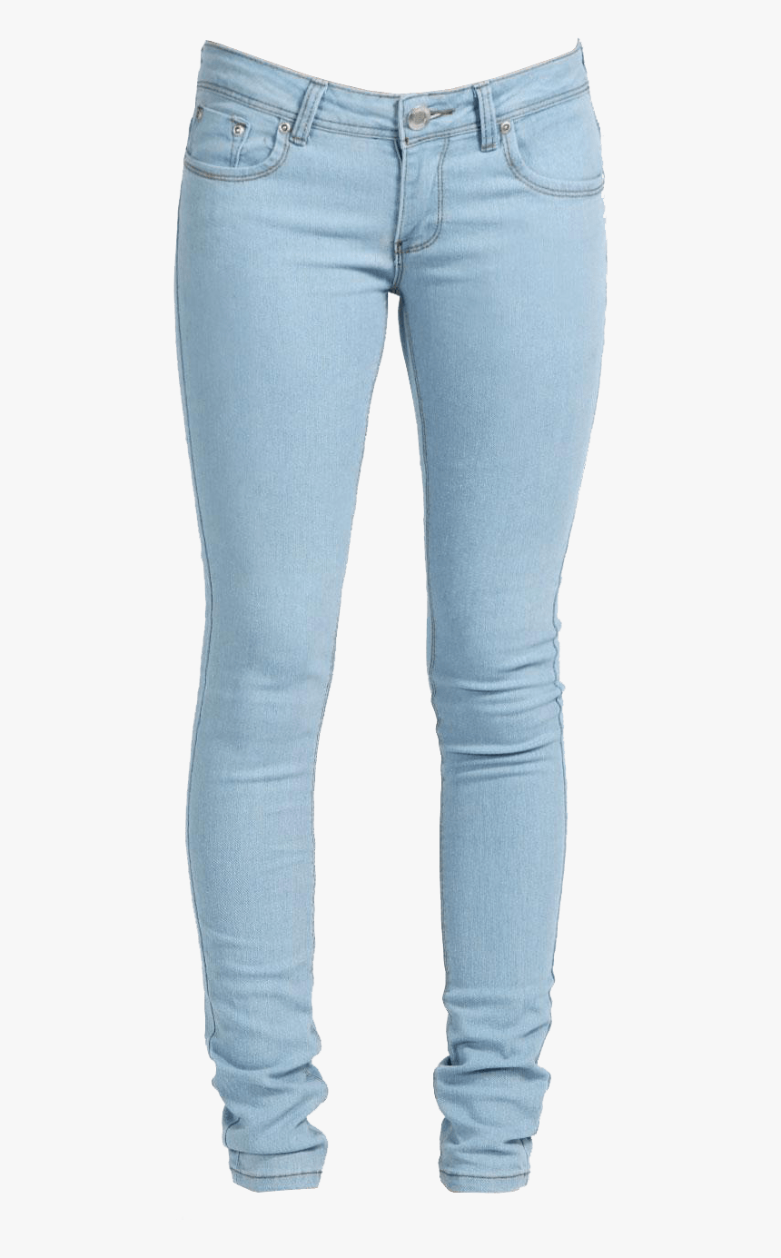 Light Blue Denim Jeans Transparent Background Clothing - Light Blue Jeans Png, Png Download, Free Download