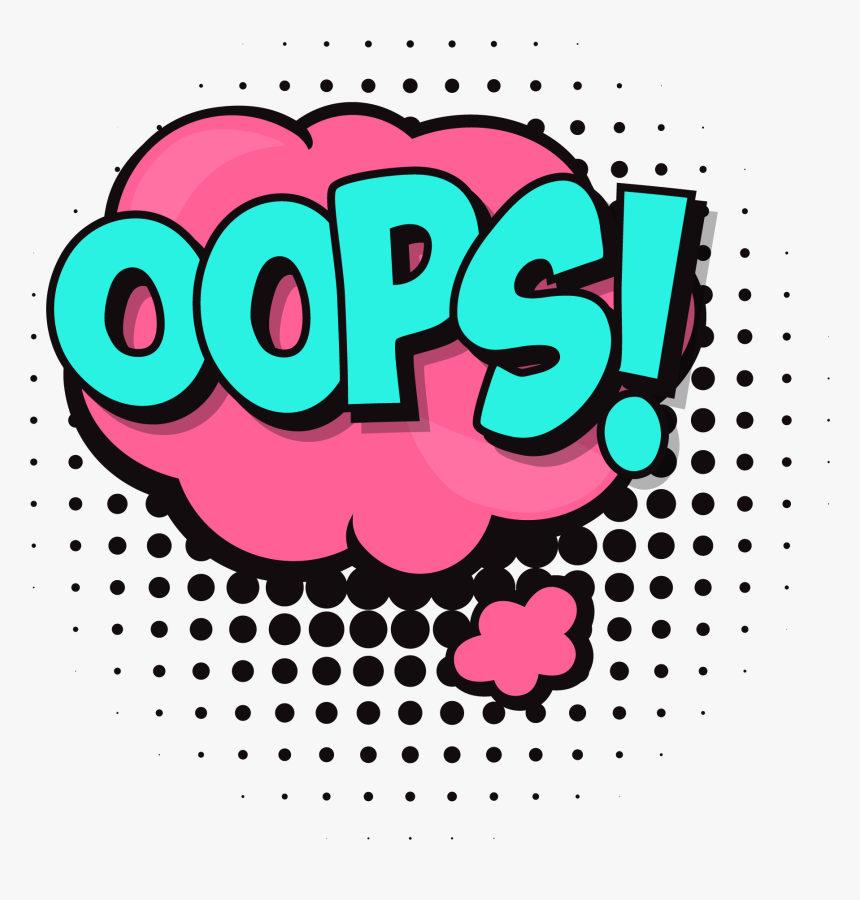 Speech Bubble With Oops - Oops Speech Bubble Png, Transparent Png, Free Download