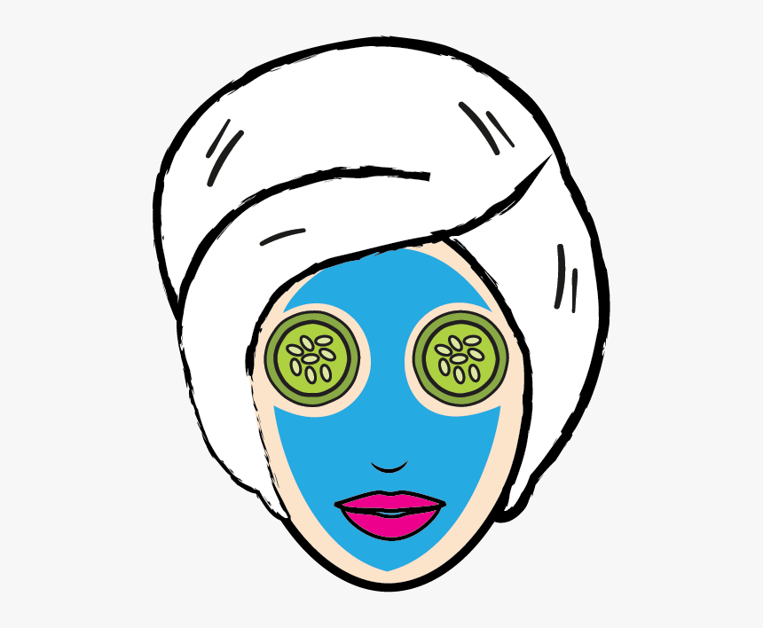 Cosmetology Clipart Beauty Icon - Face Mask Clipart Png, Transparent Png, Free Download