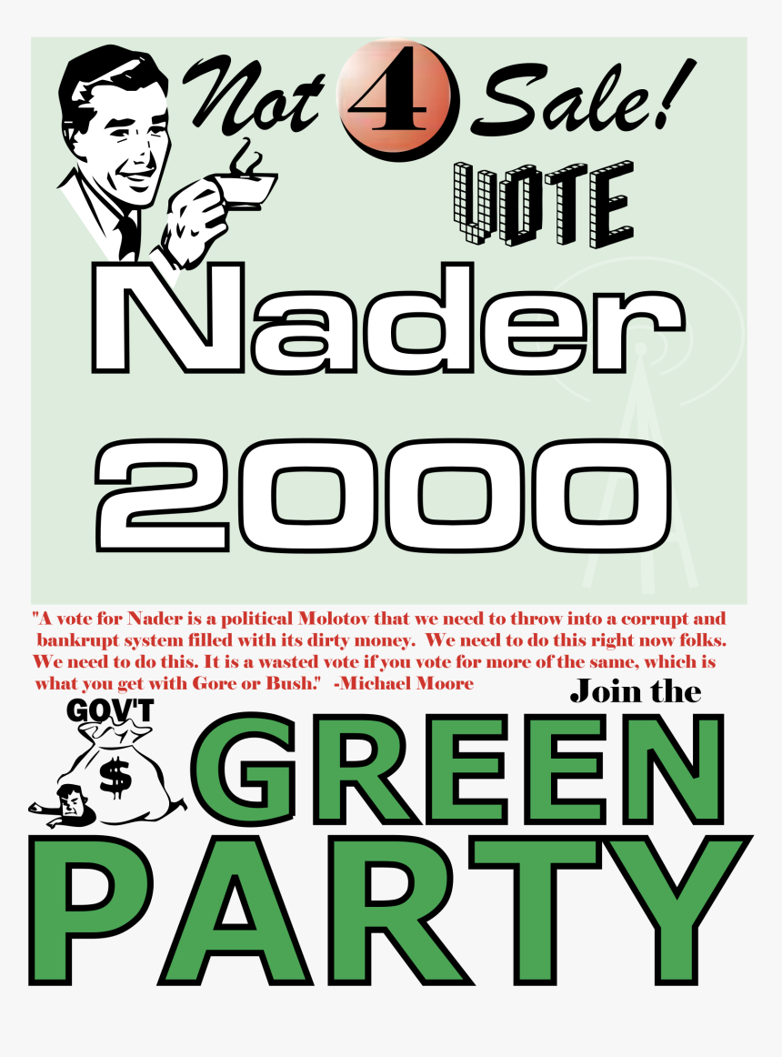 Nader 2000 Logo Png Transparent - Poster, Png Download, Free Download