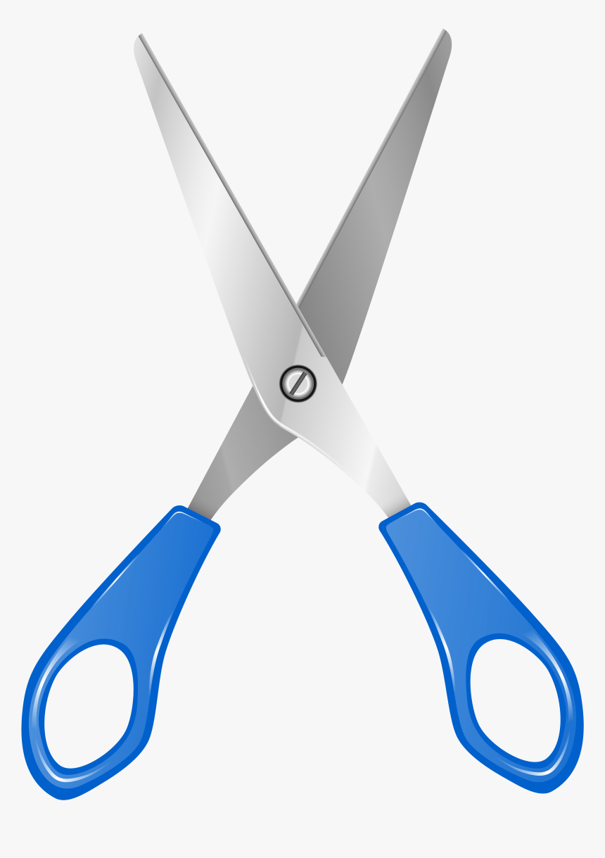 Blue Scissors Png Clip Art - Scissors Clipart Png, Transparent Png, Free Download