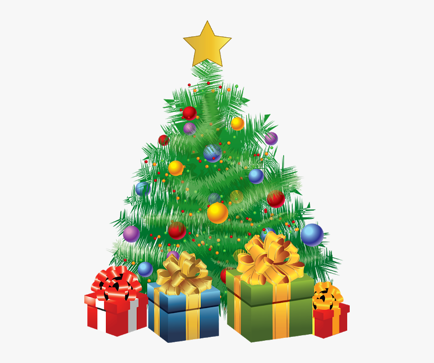 Animated Christmas Tree With Gifts, HD Png Download, Free Download