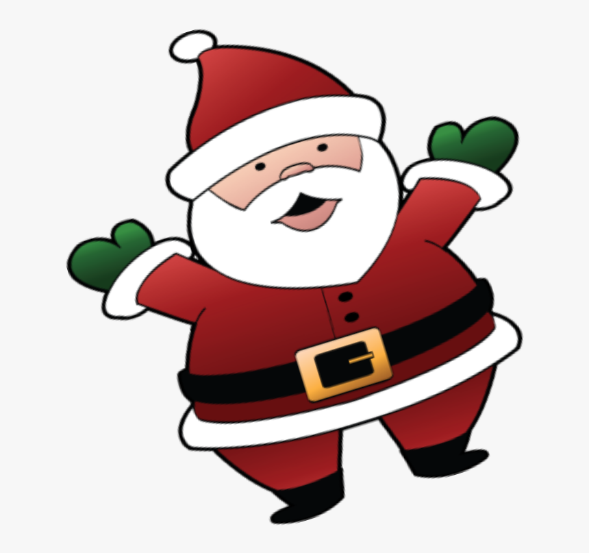 Merry Christmas Clip Art Images - Cute Santa Clip Art, HD Png Download, Free Download