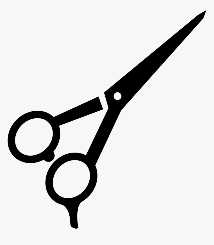 Svg Icon Free Download - Hairdresser Scissors Clipart, HD Png Download, Free Download