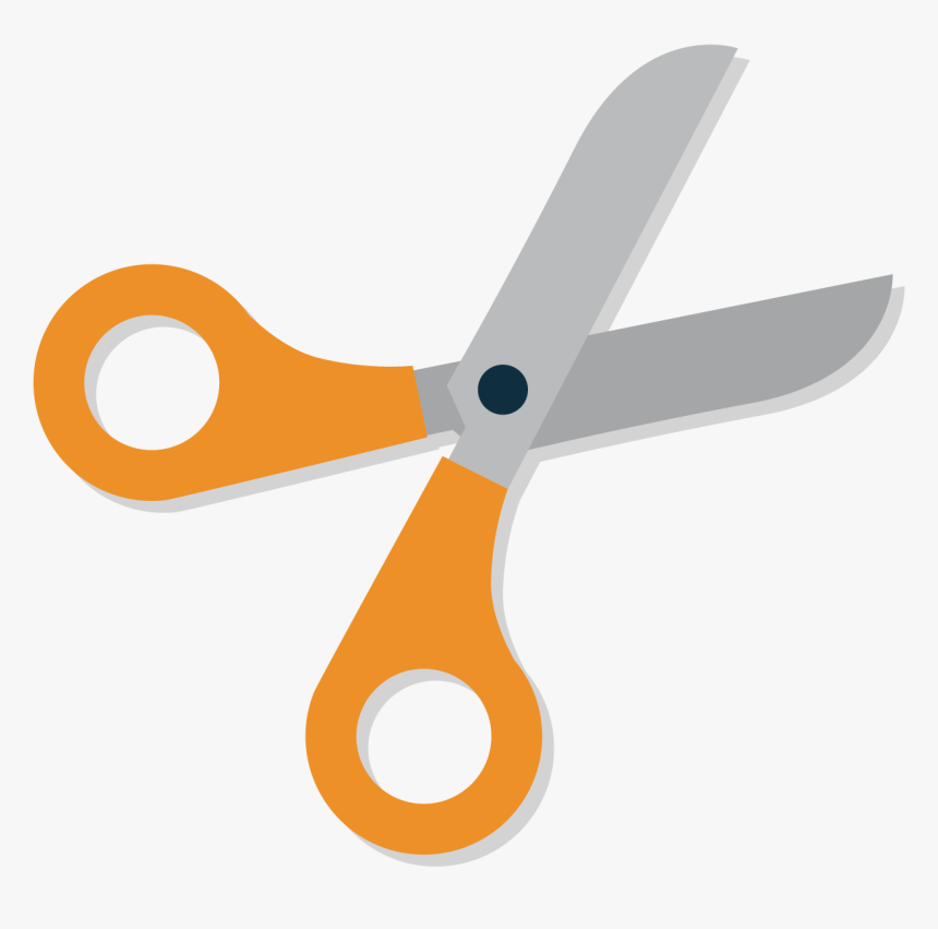 Clip Art Scissors Template - Scissor Illustration, HD Png Download, Free Download