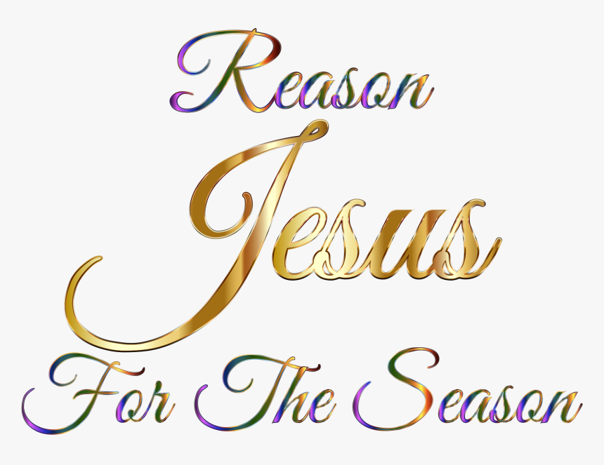 Jesus Is The Reason For The Season Gold, HD Png Download, Free Download