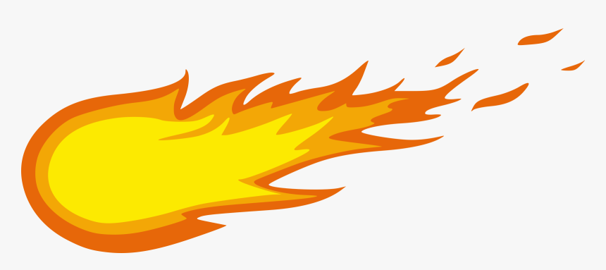 Burn Clipart Small Fire - Meteor Clipart, HD Png Download, Free Download