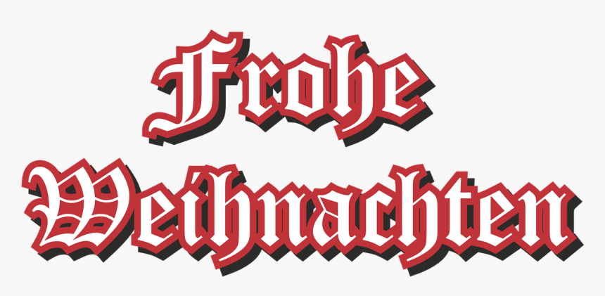 Merry Christmas, Font, Christmas Eve, Christmas - Frohe Weihnachten Png, Transparent Png, Free Download