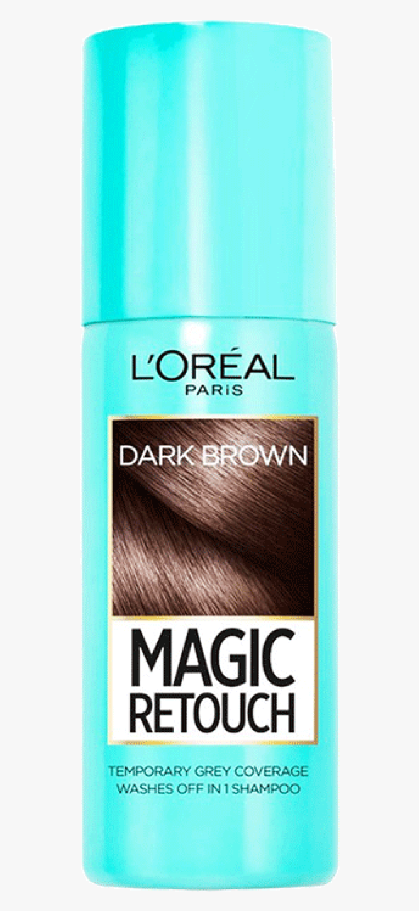 Loreal Spray Magic Retouch Dark Brown 75 Ml - Loreal Paris Magic Retouch Instant Root Concealer, HD Png Download, Free Download