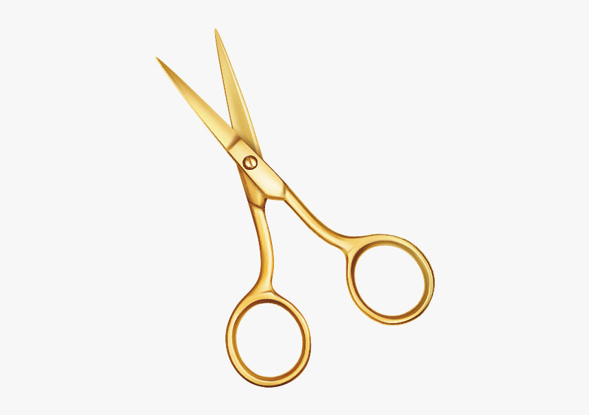 Gold Hair Scissors Png - Hair Scissors Clipart Transparent Background, Png Download, Free Download