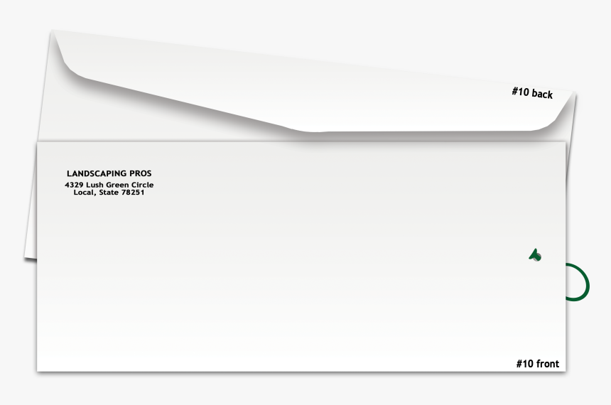 Clip Art Print Hanger - White Business Envelope Png, Transparent Png, Free Download