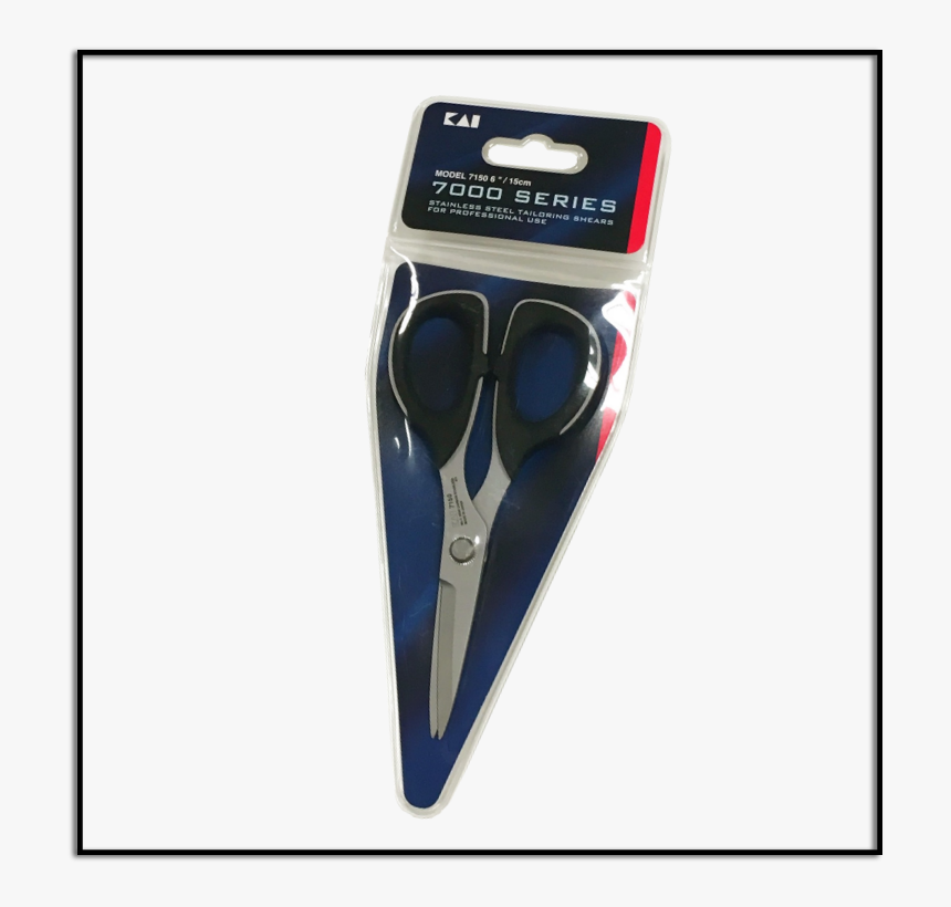 Kai 7150 6-inch Stainless Steel Tailoring Shears - Snips, HD Png Download, Free Download