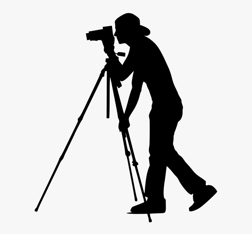 Photographer, Camera, Silhouette, Guy, Man, Model - Silhouette Photographer Clipart Png, Transparent Png, Free Download