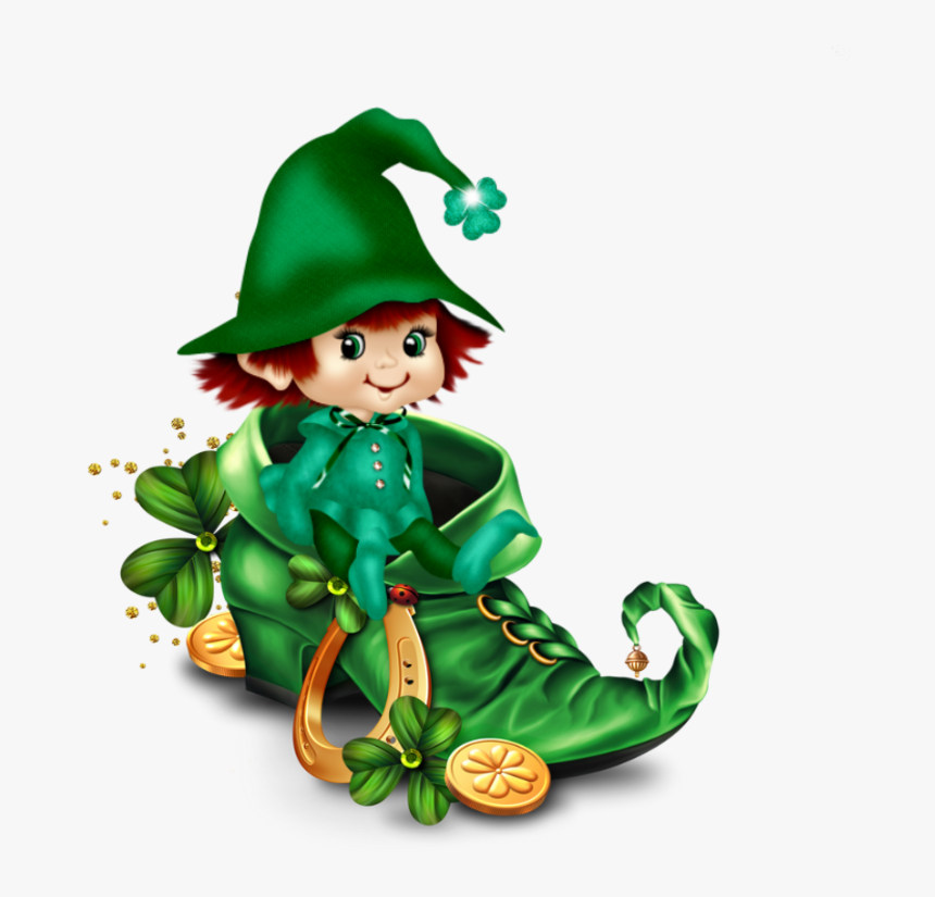 Leprechaun, St Patricks Day, Santos, Luigi, Mario, - St Patrick 2018 Tubes, HD Png Download, Free Download