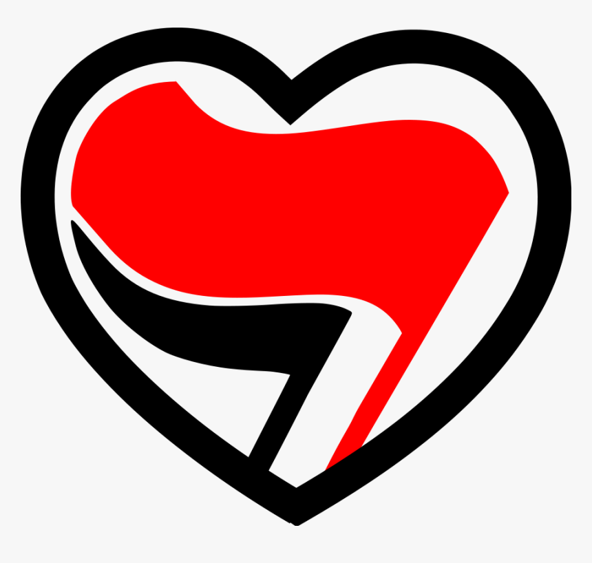 Putting It To Rest - Red And Black Flag Antifa, HD Png Download, Free Download