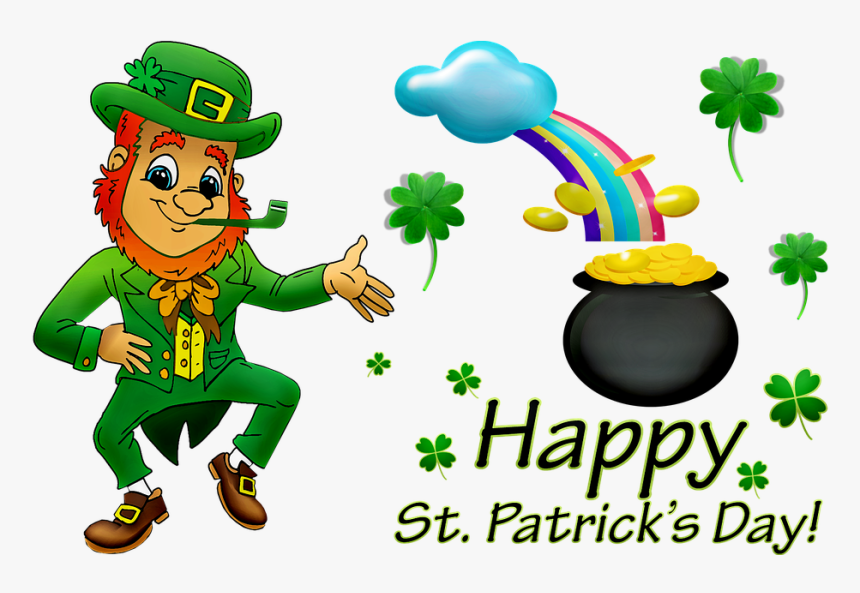 Happy St Patrick"s Day, Leprechaun, Rainbow - Ireland Leprechaun, HD Png Download, Free Download