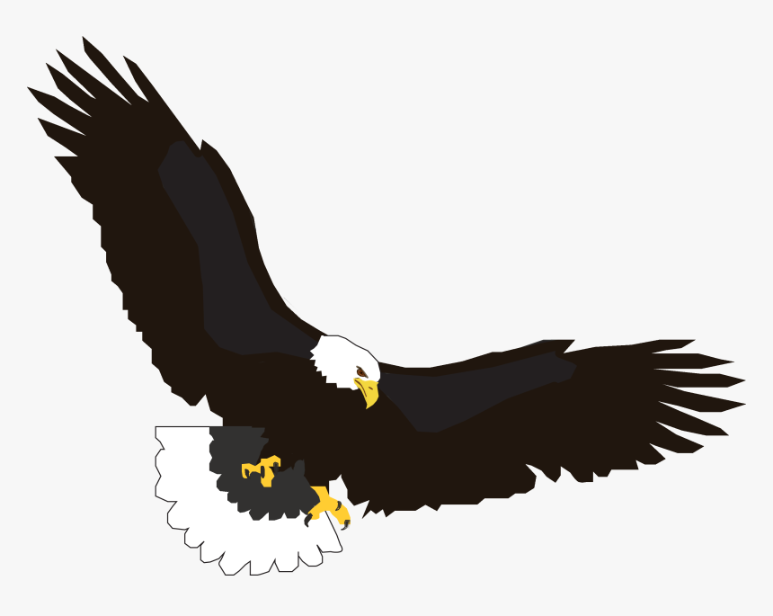 Transparent Eagle Wings Png - Flying Eagle Clipart Svg, Png Download, Free Download