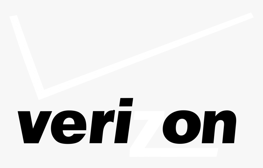 Verizon Logo Black And White - Verizon, HD Png Download, Free Download