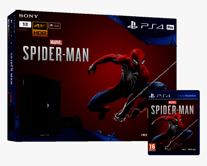 Ps4 Slim Spiderman Bundle, HD Png Download, Free Download