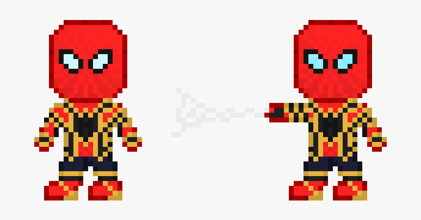 Pixel Art Maker Spiderman, HD Png Download, Free Download