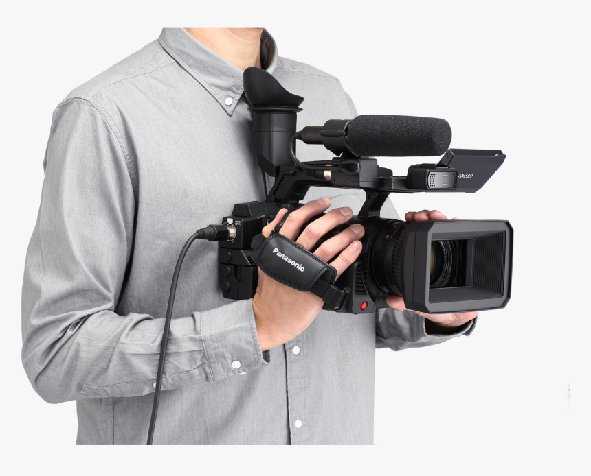 Transparent Camera Man Png - Guy Holding Video Camera, Png Download, Free Download