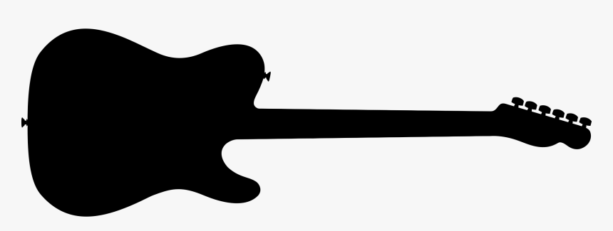 Electric Guitar Silhouette Png - Guitar Silhouette Transparent, Png Download, Free Download