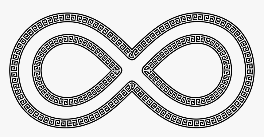 Greek Border Infinity Symbol Clip Arts - Computer Symbol Art, HD Png Download, Free Download
