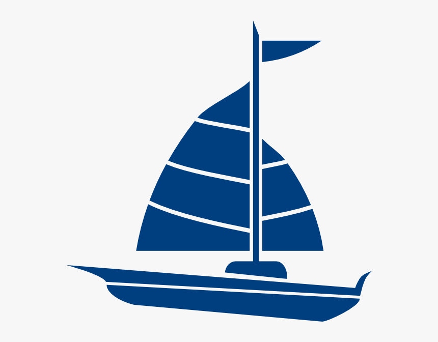 Blue Sailboat Clipart, HD Png Download, Free Download