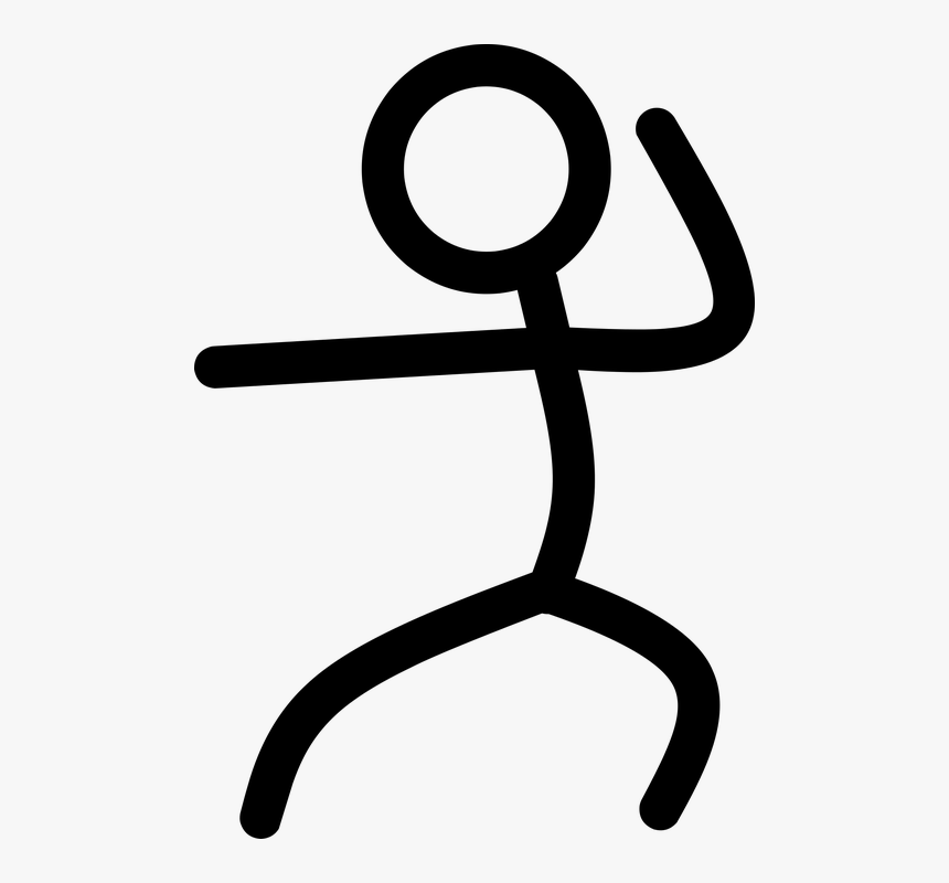 Stick Man Fight Kungfu Side - Stick Figure Kung Fu, HD Png Download, Free Download