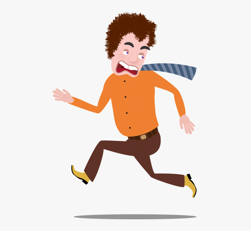 Transparent Running Stick Figure Png - Man Running Cartoon Png, Png Download, Free Download