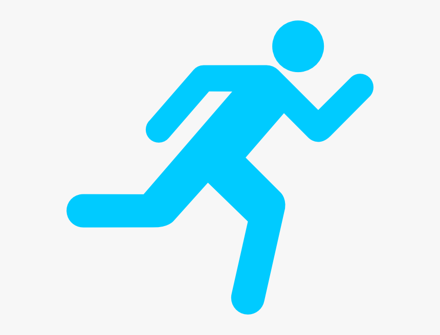 Person Running Clipart - Running Stick Figure, HD Png Download, Free Download
