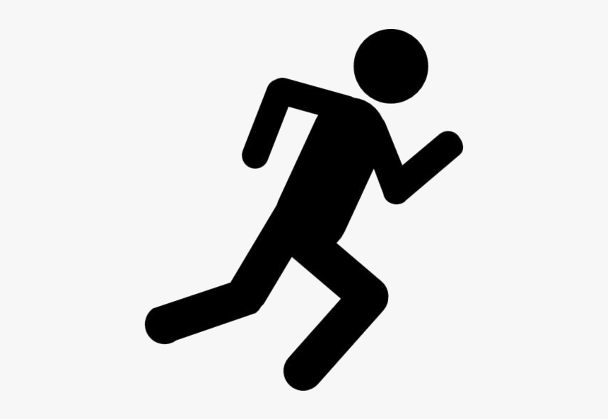 Stick Figure Running Png Transparent Images - Stick Figure Running Png, Png Download, Free Download