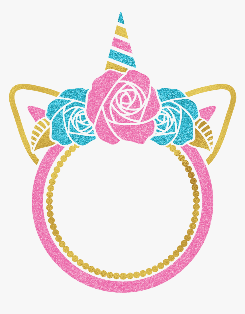 Unicorn Photo Frame Png, Transparent Png, Free Download