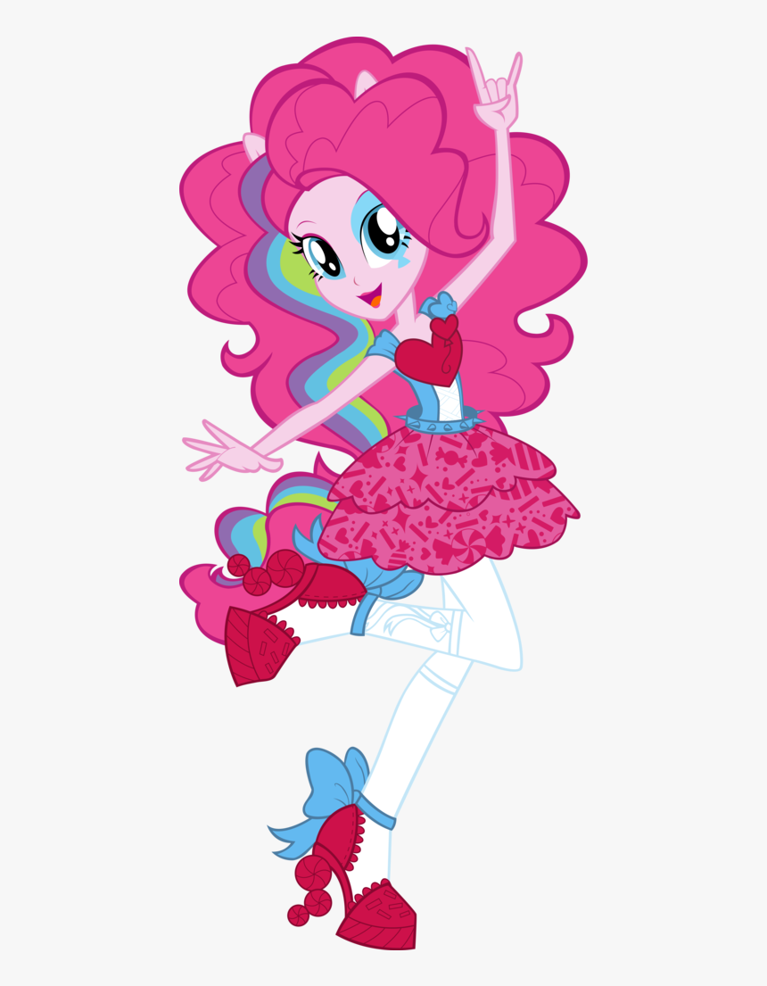 Artist Icantunloveyou Box Art Gesture Artisticantunloveyou - My Little Pony Equestria Girls Rainbow Rocks Pinkie, HD Png Download, Free Download